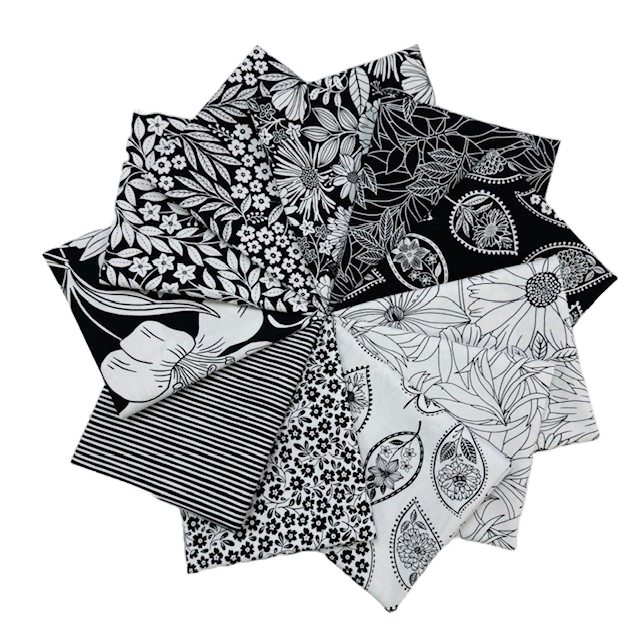 Ebony & Ivory 11 Fat Quarter Bundle