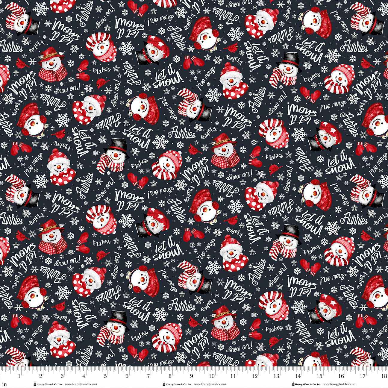 1289-98 Black || Snow Crew Flannel