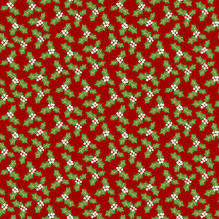 F5711-86 Red || Snow Place Like Home 2-Ply Flannel