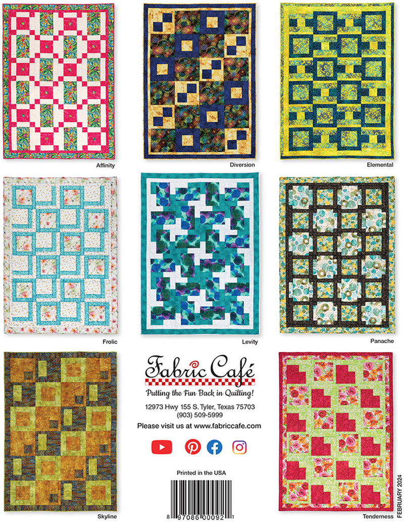 Make It Easy With 3-Yard Quilts Book By Donna Robertson