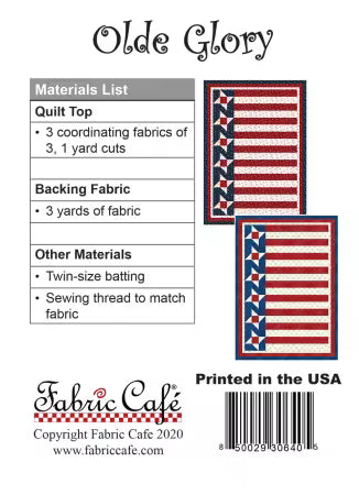 Olde Glory Pattern | Fabric Cafe