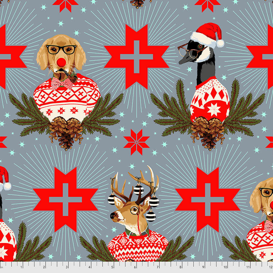 Buck, Buck, Goose - Blue Spruce || Holiday Homies Flannel
