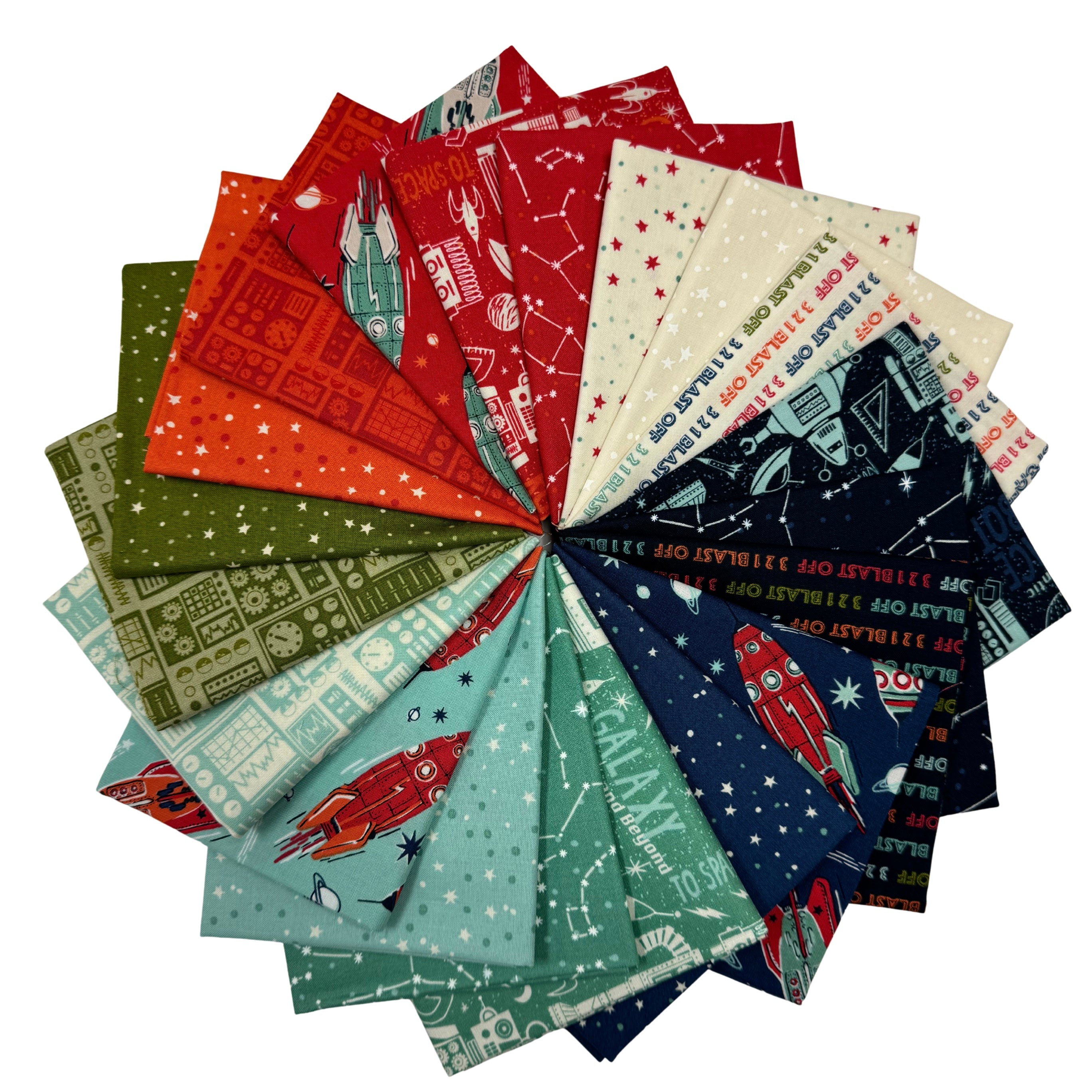 321 Blast Off 20 Fat Quarter Bundle