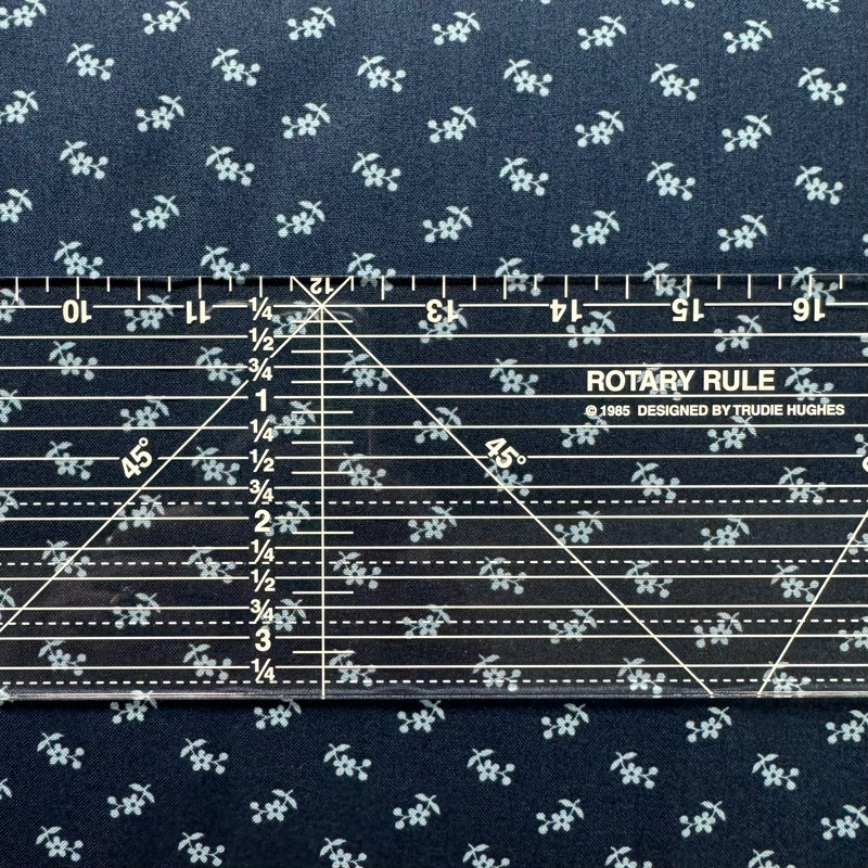 Rotary Rule Ruler - White