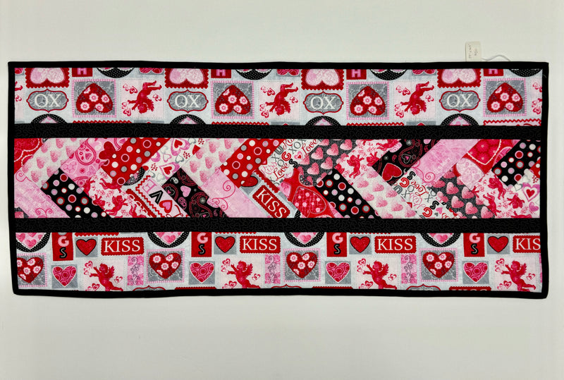 Valentines Day Themed Venice Table Runner - Retired Sample