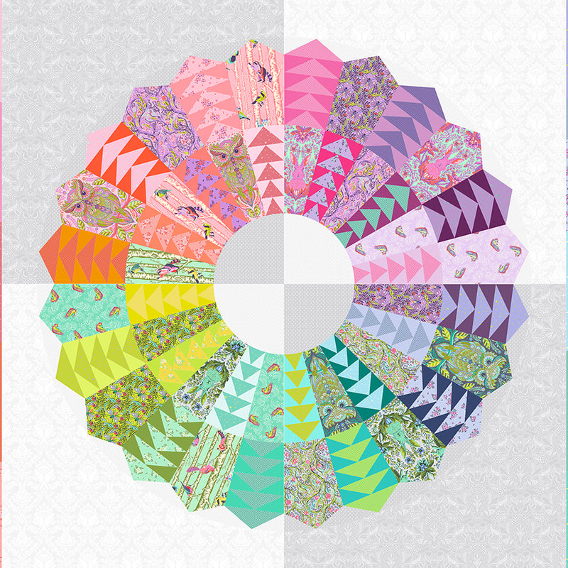 KIT2QTTP.MOONLIT Moonlit Menagerie Quilt Kit || Full Moon Forest II