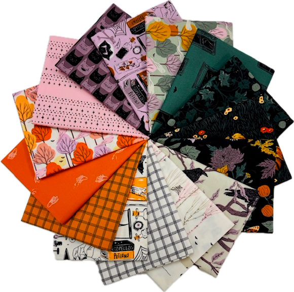 Ghostly & Haunted 15 Half Yard Bundle