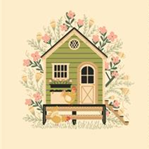 The Henhouse Single Green House Panel