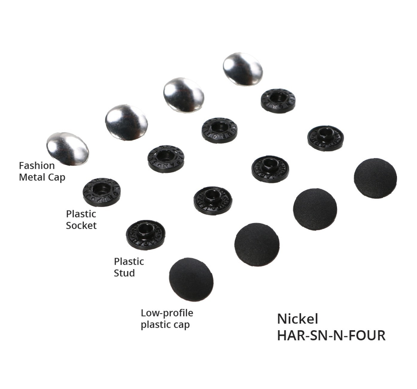 By Annie Tool Free Snaps - Nickel