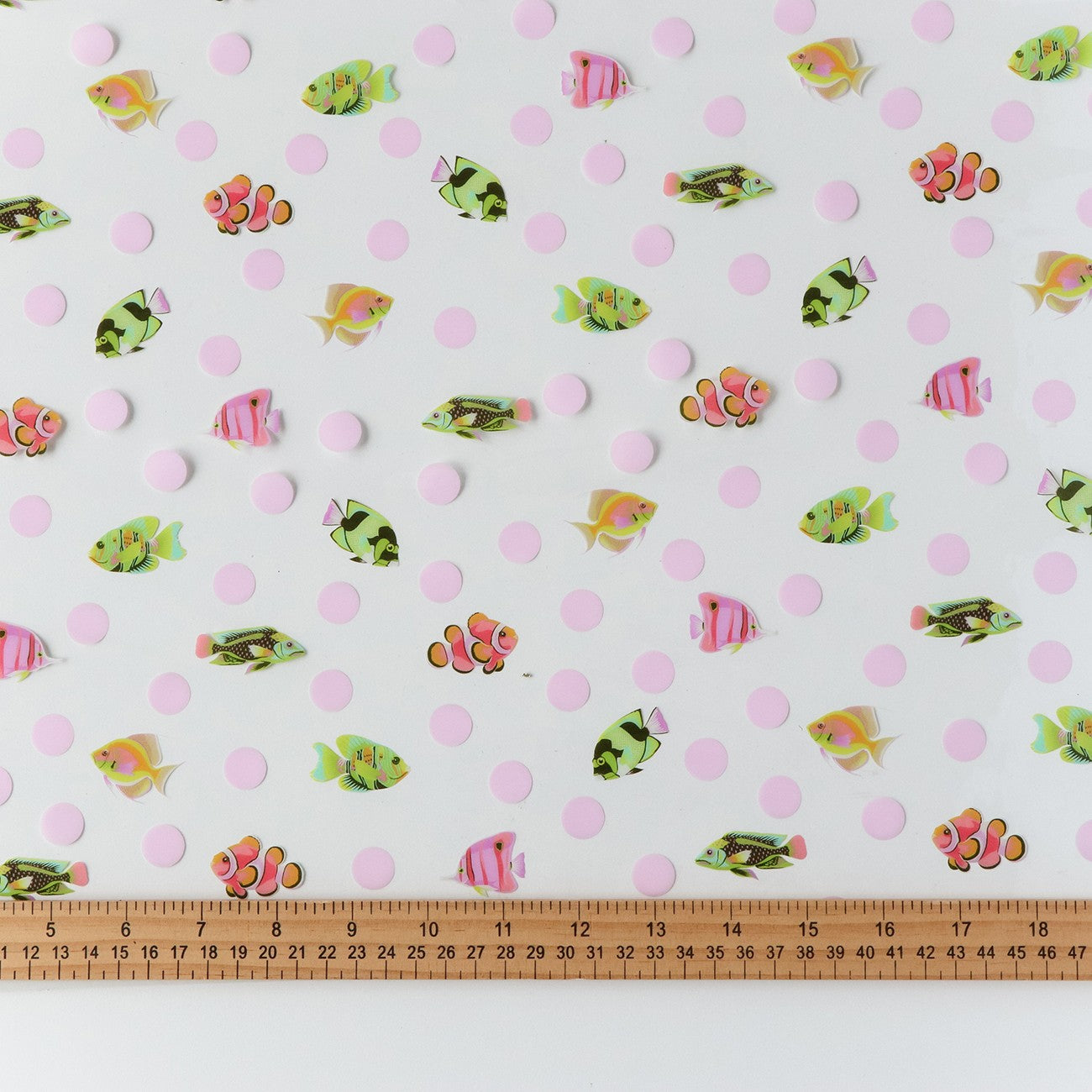Tula Pink Floral Reef Collection: School Crossing Vinyl 1/2 Yard Cut