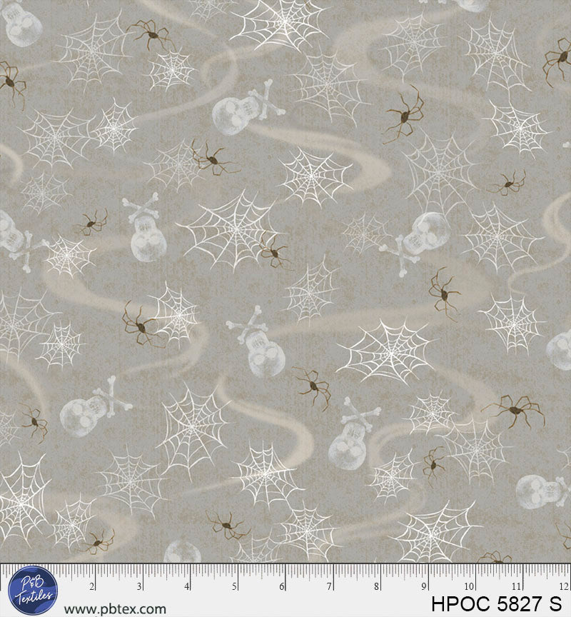 HOCUS POCUS | SMOKY SPIDER WEB ALLOVER | HPOC05827S