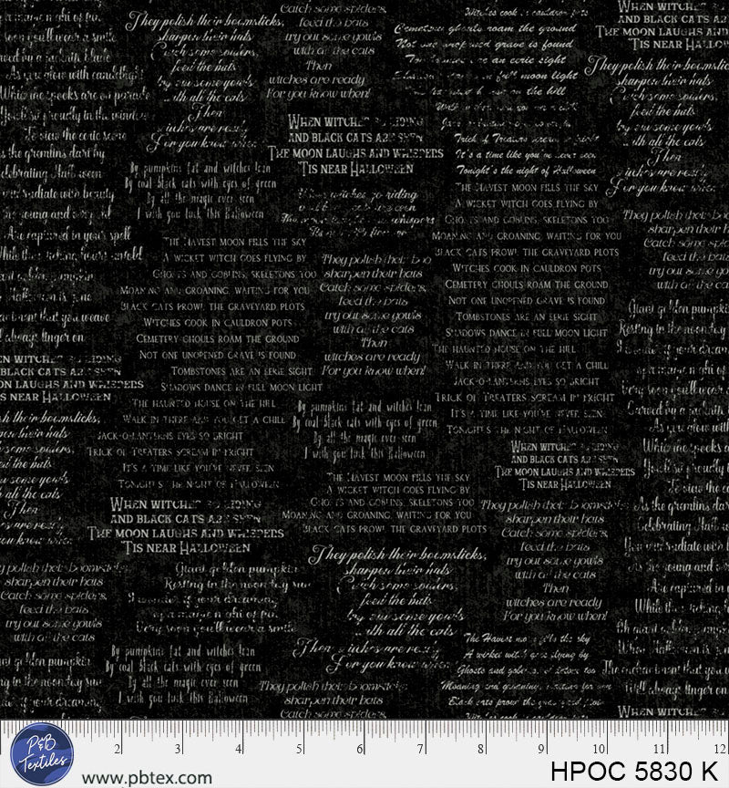 Hocus Pocus||Spooky Text||HPOC05830K