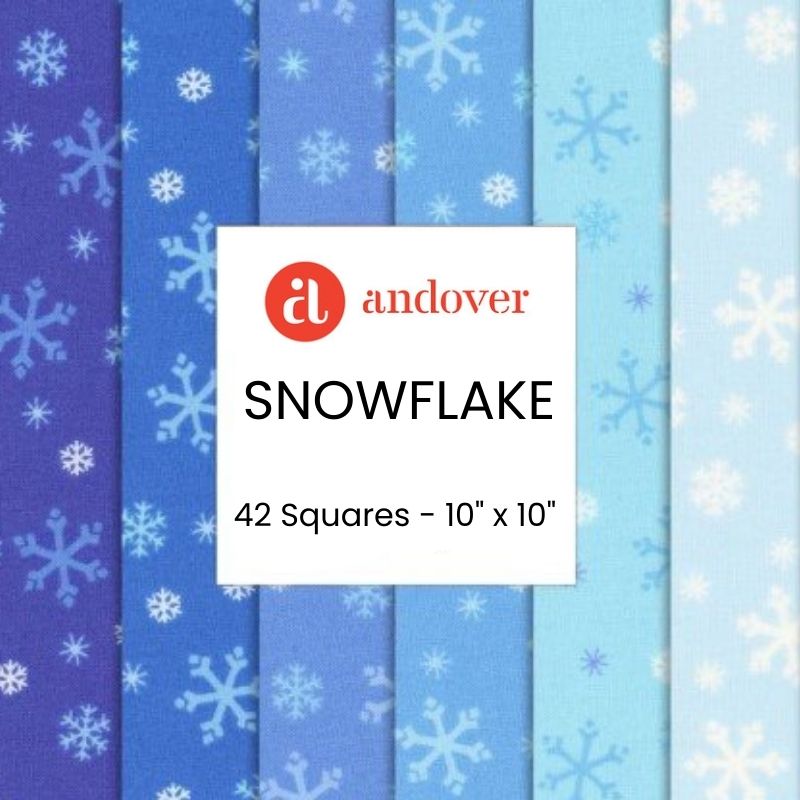 Snowflakes 3S-SNOWFLAKE-X Layer Cake Bundle