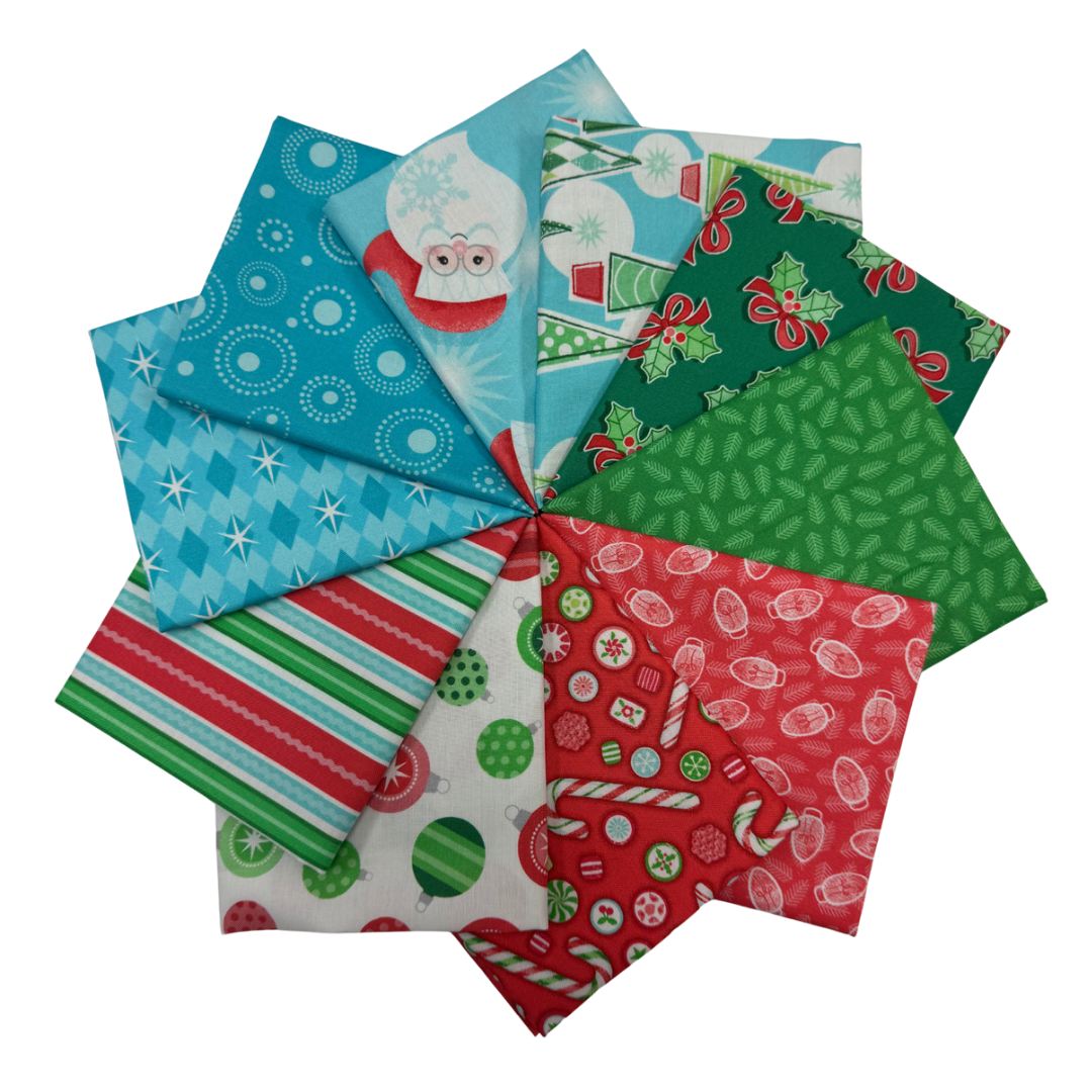 Claus for Celebration 10 Half Yard Bundle