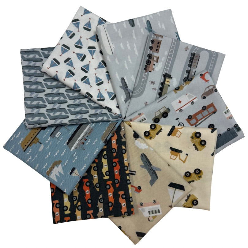 Are We There Yet? 9 Fat Quarter Bundle