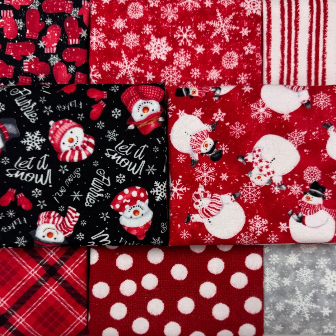Snow Crew Flannel 8 Fat Quarter Bundle