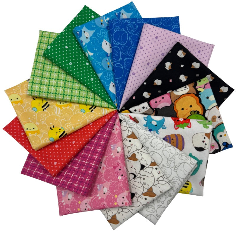 Squishmallows 14 Fat Quarter Bundle