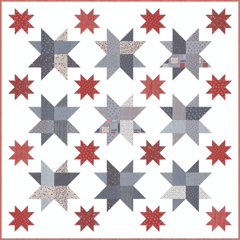 BNB 2402 Shiny Stars Quilt
