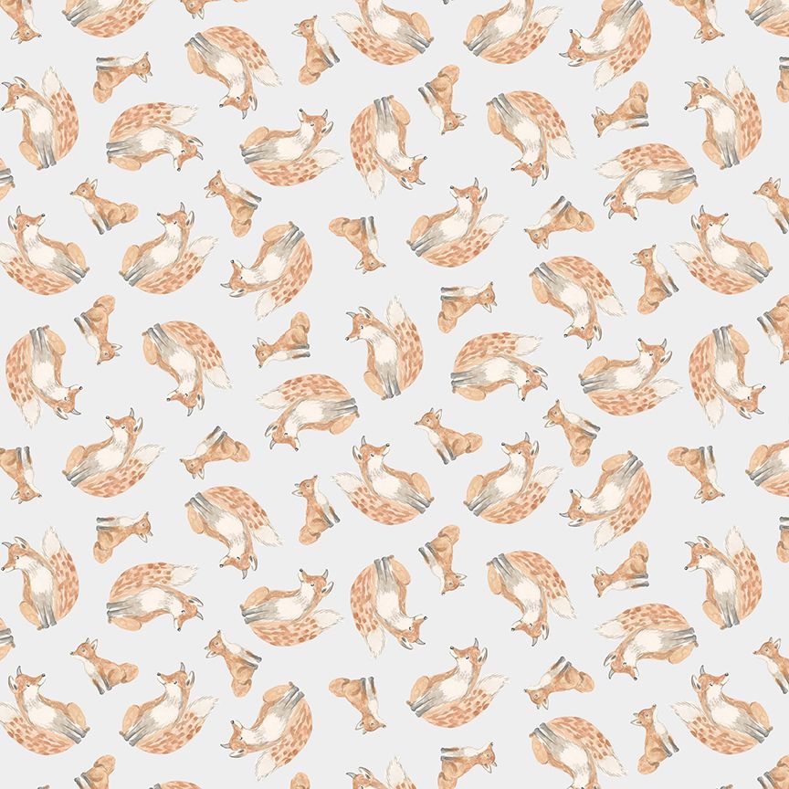 KIDZ-CD4411 / SILVER || TOSSED FOXES