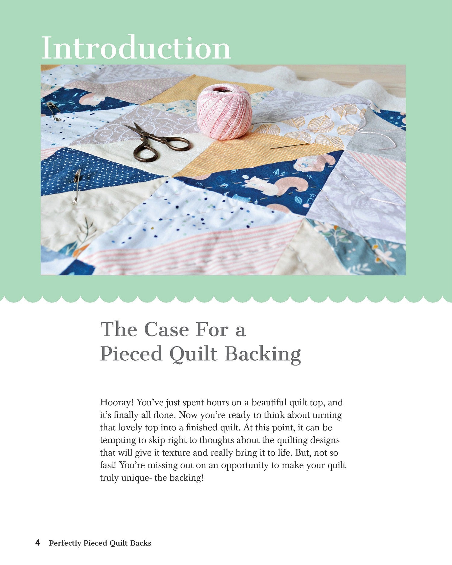 Perfectly Pieced Quilt Backs
