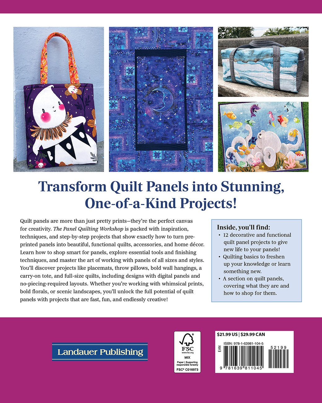 The Panel Quilting Workshop