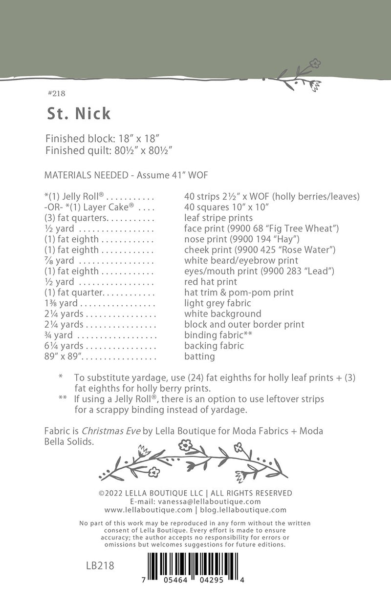 LB 218 St. Nick