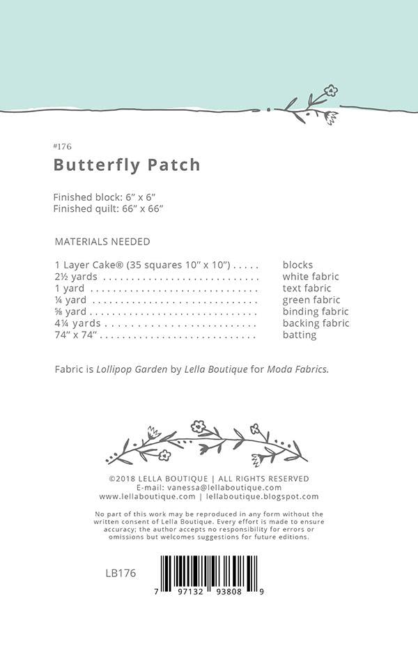 LB 176 Butterfly Patch