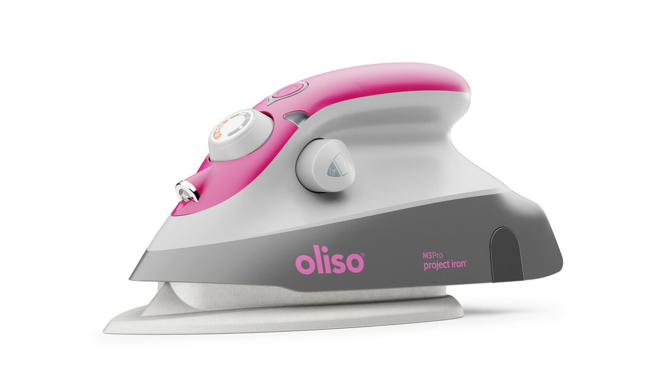 Oliso Mini Iron With Trivet Raspberry # M3PRO-RAS