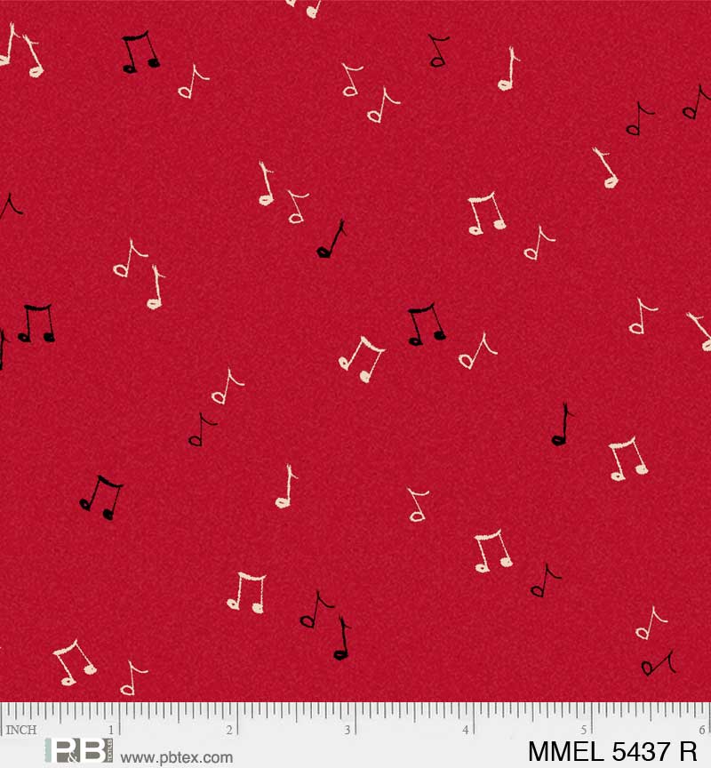 Merry Melody || Allover Music Notes || MMEL 5437 R