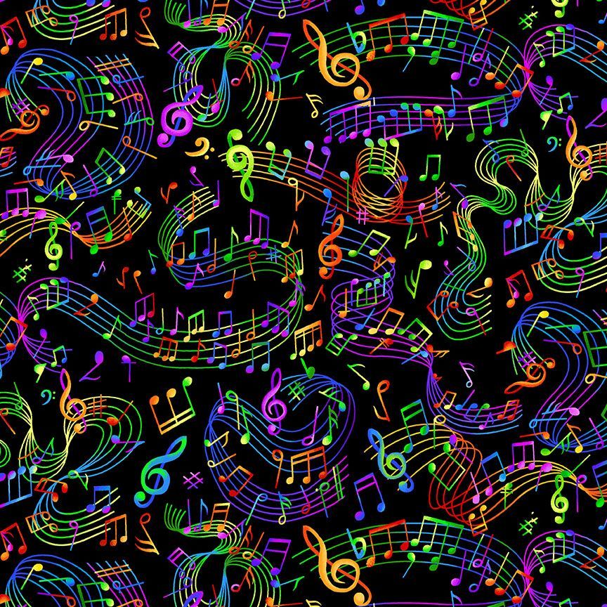 Colorful Music Notes - MUSIC-CD3675 MULTI