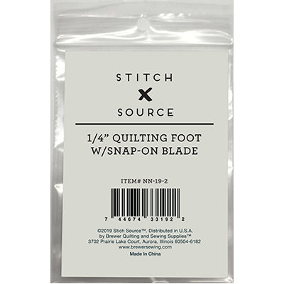 Foot 1/4 Snap On