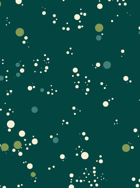 A-676-G || Natale || Snowfall Dots Verde
