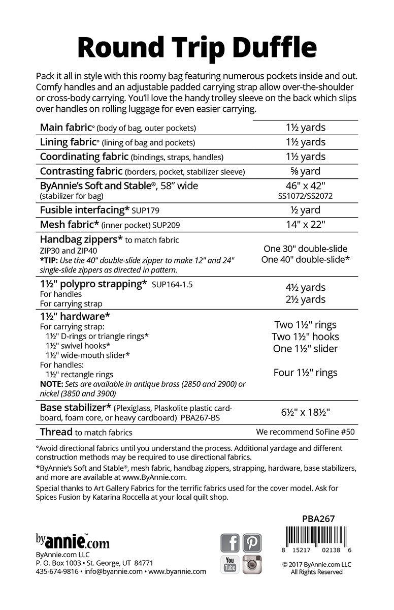 Round Trip Duffle PBA 267
