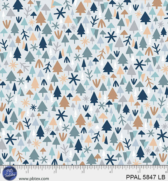 Polar Pals || Tiny Trees Light Blue || PPAL5847-LB