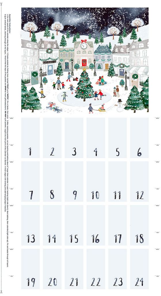 PSTELLA-DCJ3138-MULTI Multi 24" Wide Advent Panel