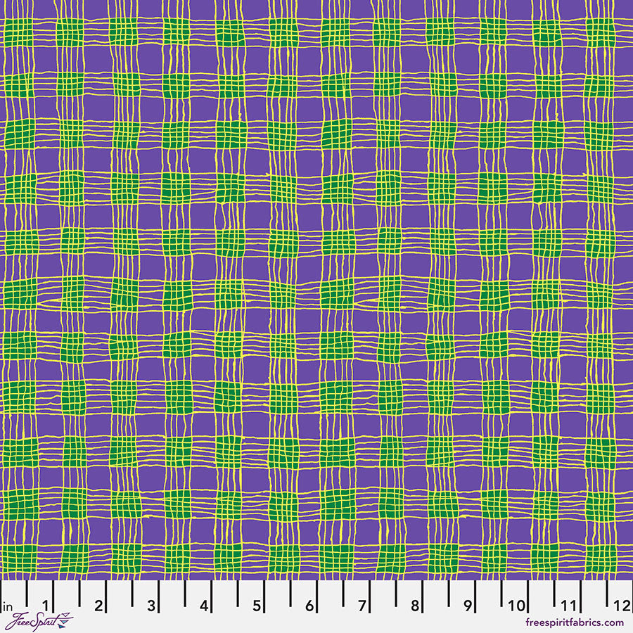 PWBM089.PURPLE Gingham - Purple || February 2025