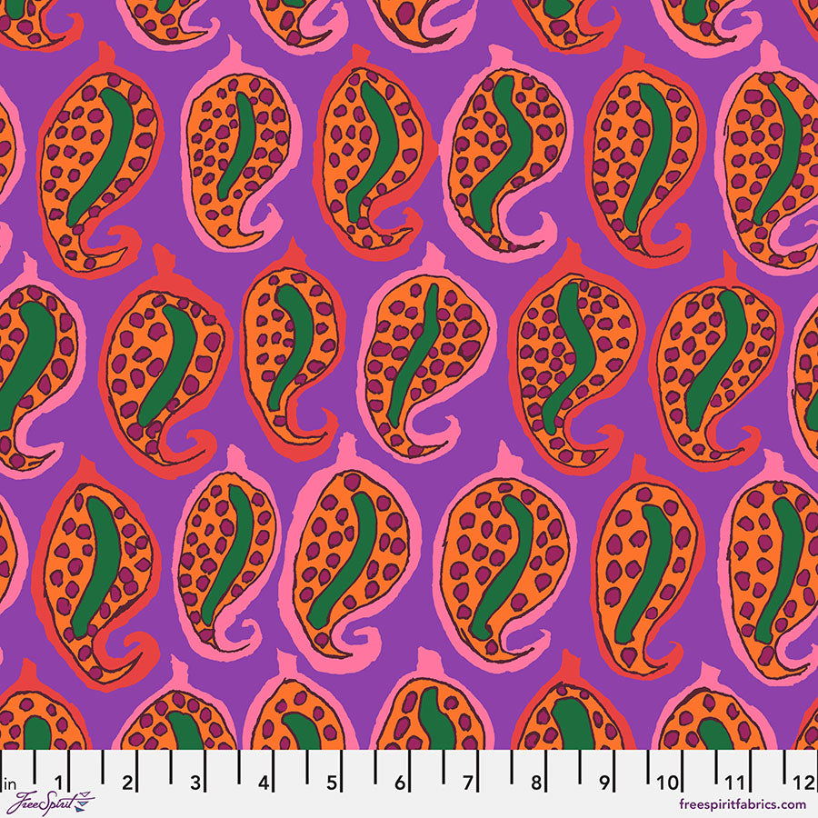 PWBM096.PURPLE Pasha Paisley - Purple || August 2024