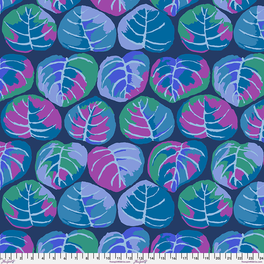 Palm Leaves - Blue || February 2025