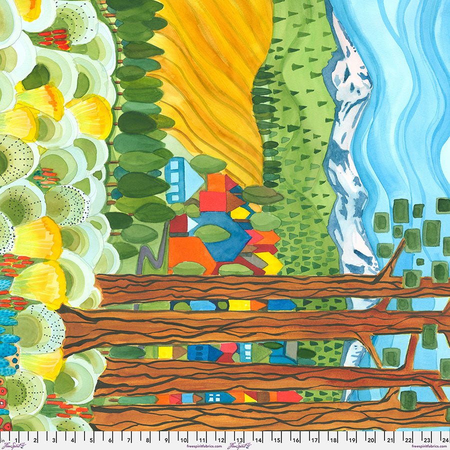 PWKD001.PANEL Pine Meadow - Panel || Sisters Mountain Meadow
