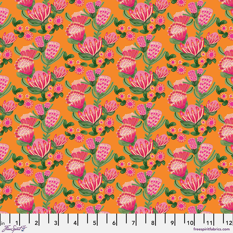 Cascading Proteas - Tangerine || Paradise Blooms