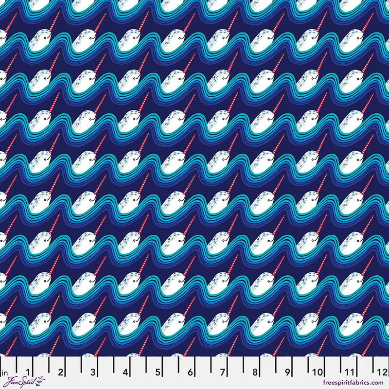 PWKT027.XDKBLUE Magical Narwhal - Dark Blue