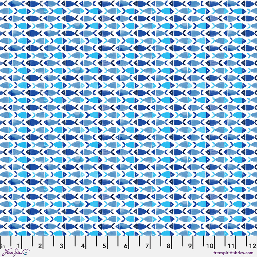 PWKT028.XWHITE Fish School - White