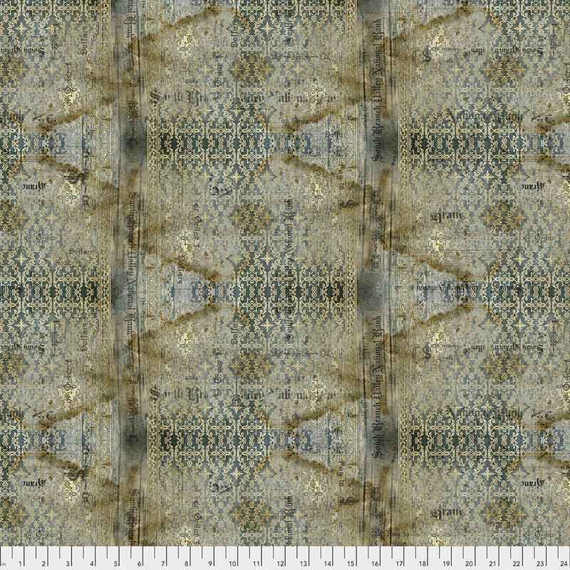 PWTH133.NEUTRAL Stained Damask - Neutral || Abandoned