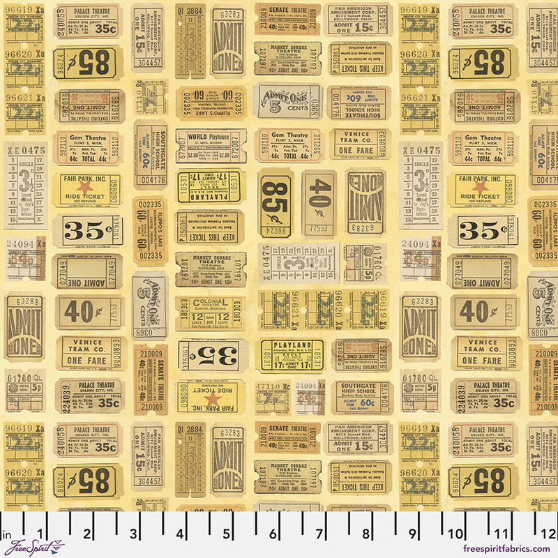 PWTH242.YELLOW Yellow Tickets - Yellow || Tim Holtz Palette Yellow