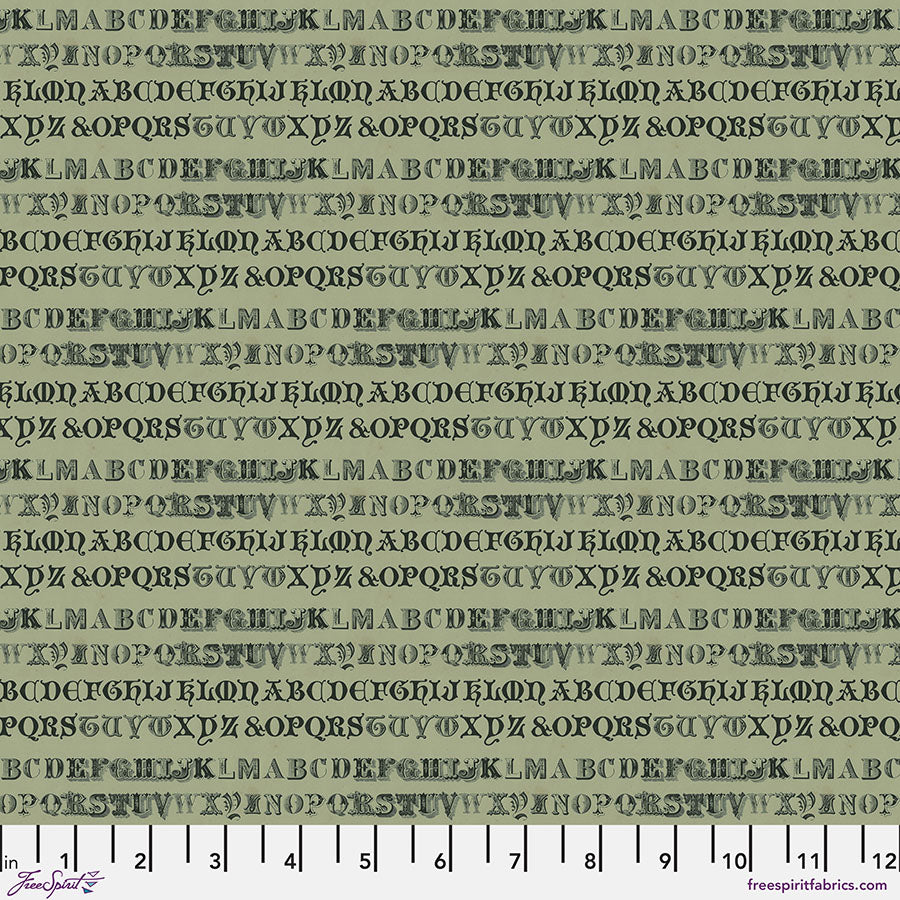 PWTH264.GREEN Green Typography - Green || Tim Holtz Palette Green
