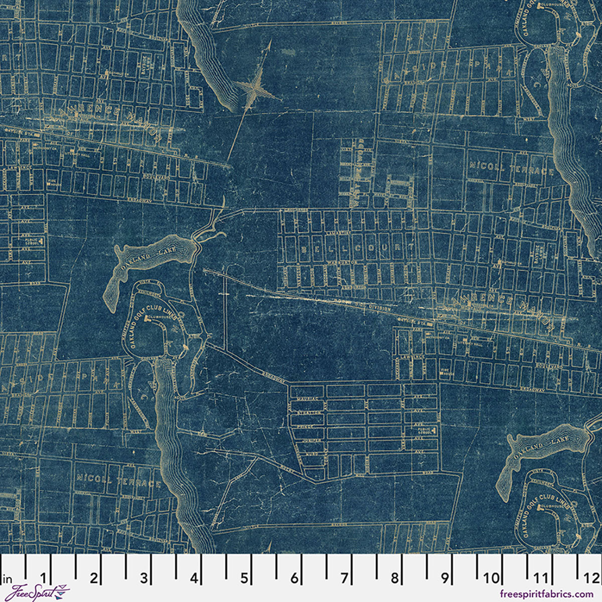 Blue Map - Blue || Palette Curated