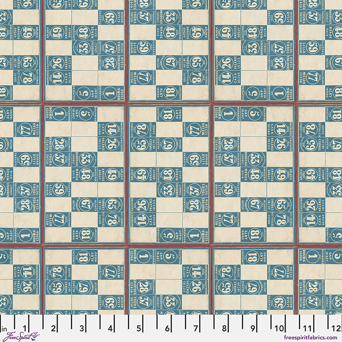 Blue Numbers - Blue || Palette Curated