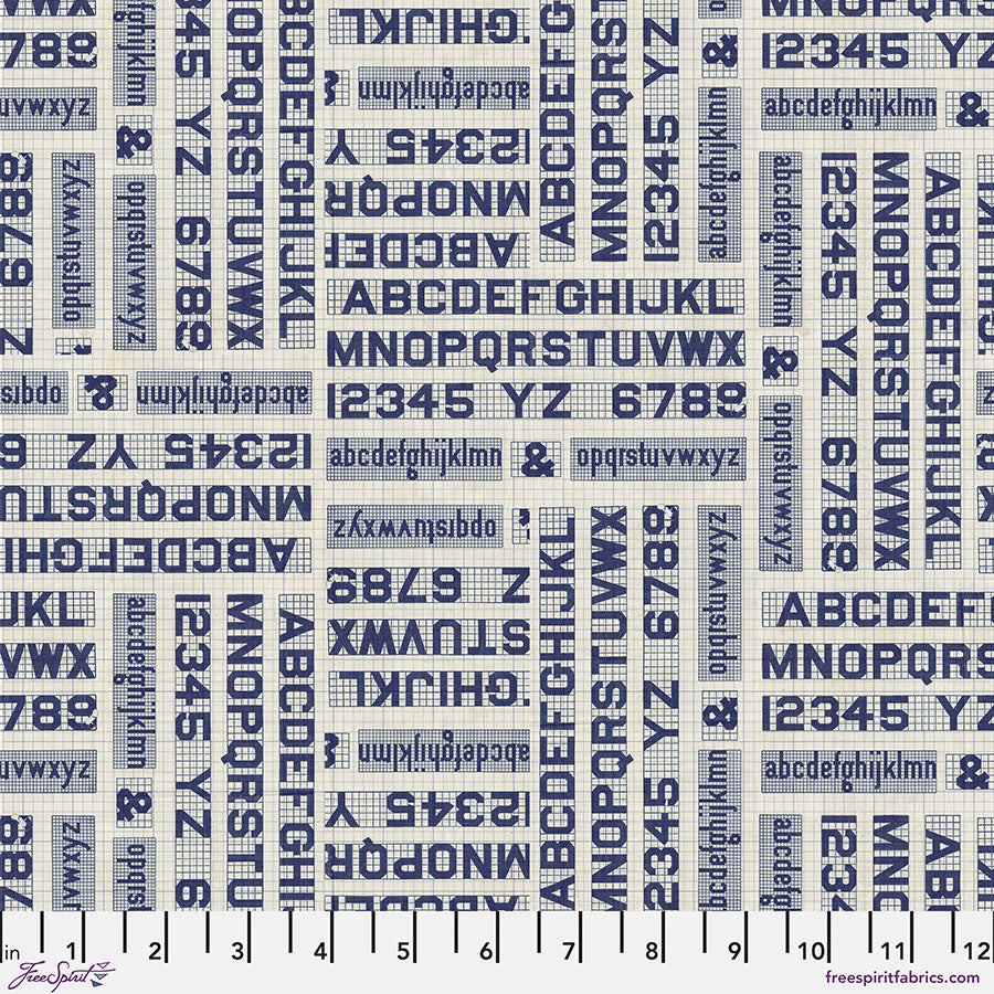 PWTH295.INDIGO Indigo Typography - Indigo || Tim Holtz Palette Indigo