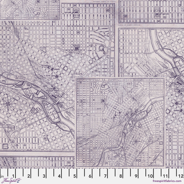 PWTH303.PURPLE Purple Map - Purple || Tim Holtz Palette Purple