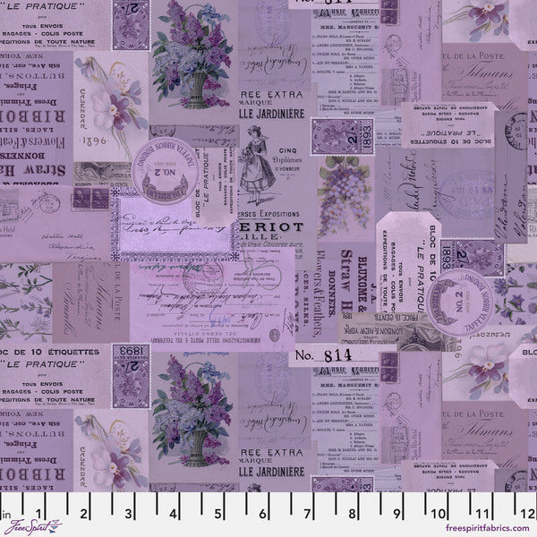 PWTH305.PURPLE Purple Ephemera - Purple || Tim Holtz Palette Purple